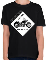 printfashion motorcycle - Gyerek póló - Fekete (4235177)