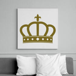 printfashion korona - Vászonkép - Fehér (14159842)