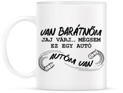 printfashion Autó barátnő - Bögre - Fehér (12902442)