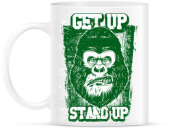 printfashion Graffiti - Gorilla - Bögre - Fehér (4963871)