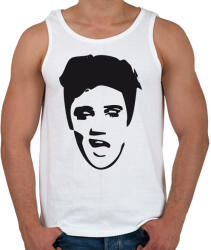 printfashion Elvis - Férfi atléta - Fehér (15000256)