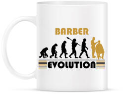 printfashion Barber evolution - Bögre - Fehér (9122461)