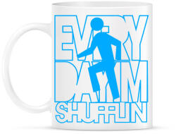 printfashion everyday-im-shufflin-cyan - Bögre - Fehér (791203)