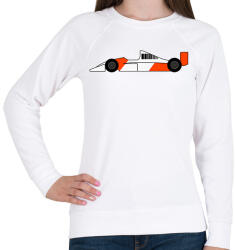 printfashion Forma 1 car - Női pulóver - Fehér (1891449)