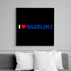 printfashion I love my Suzuki - Vászonkép - Fekete (7077046)