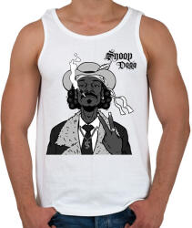 printfashion Snoop Dogg - Férfi atléta - Fehér (1905315)