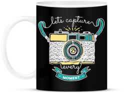 printfashion Retro fényképező - Bögre - Fekete (793823)