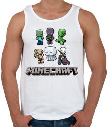 printfashion Minecraft - Férfi atléta - Fehér (493666)