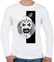 printfashion Bohócrém - Férfi hosszú ujjú póló - Fehér (14793665)