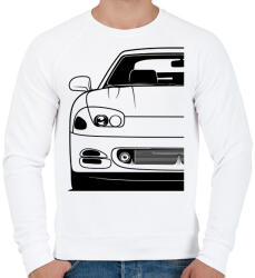 printfashion Mitsubishi 3000 GT - Férfi pulóver - Fehér (14814120)