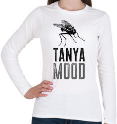 printfashion TANYA MOOD - Női hosszú ujjú póló - Fehér (11504543)