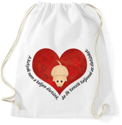 printfashion Kutya - Sportzsák, Tornazsák - Fehér (14520874)