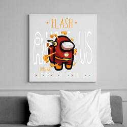 printfashion Among us Flash premium skin set - Vászonkép - Fehér (6634635)
