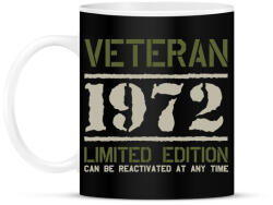printfashion Veteran_1972 - Bögre - Fekete (7697233)