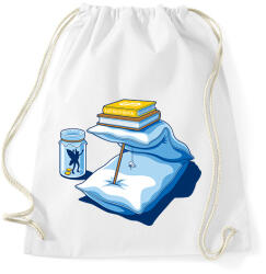 printfashion Könnyű pénz - Sportzsák, Tornazsák - Fehér (2580944)