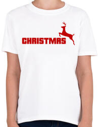 printfashion CHRISTMAS - Gyerek póló - Fehér (10140184)