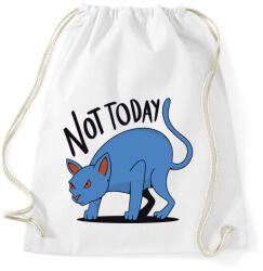 printfashion Cat not today - Sportzsák, Tornazsák - Fehér (4242460)