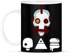 printfashion Love Death and Robots - Bögre - Fekete (7163218)