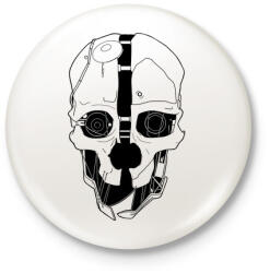 printfashion Dishonored - Kitűző, hűtőmágnes - Fehér (3082236)