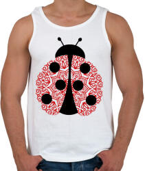 printfashion Mandala katica - Férfi atléta - Fehér (15956325)