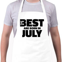 printfashion The Best are born in july - Kötény - Fehér (5425195)