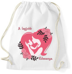 printfashion A legjobb édesanya - Sportzsák, Tornazsák - Fehér (4829884)