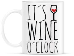 printfashion Wine o'clock - Bögre - Fehér (4301629)
