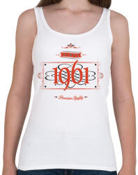 printfashion since-1961-red-black - Női atléta - Fehér (527500)