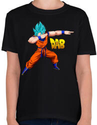 printfashion Dabbing Dragon Ball - Gyerek póló - Fekete (1108032)