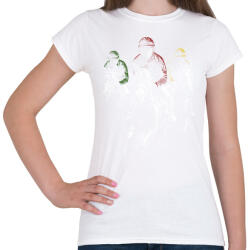 printfashion Lóverseny - Női póló - Fehér (16068147)