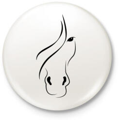 printfashion Pacifej - Kitűző, hűtőmágnes - Fehér (4384976)