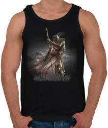 printfashion knights_templar_002 - Férfi atléta - Fekete (535633)