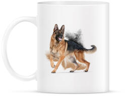 printfashion Németjuhász - Bögre - Fehér (1536786)