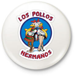 printfashion Los_Pollos_Hermanos - Kitűző, hűtőmágnes - Fehér (15905354)