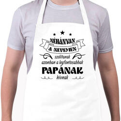 printfashion Papának hívnak - Kötény - Fehér (11957134)