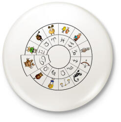 printfashion Rák - Kitűző, hűtőmágnes - Fehér (3077352)