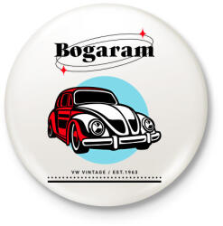 printfashion bogaram - Kitűző, hűtőmágnes - Fehér (10031188)