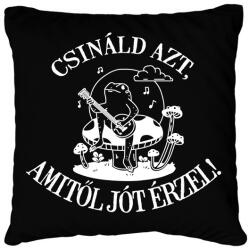 printfashion Csináld azt, amitől jót érzel! - Párnahuzat, Díszpárnahuzat - Fekete (16573876)