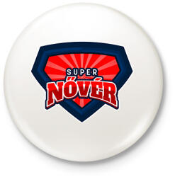 printfashion SUPERNŐVÉR - Kitűző, hűtőmágnes - Fehér (11486775)
