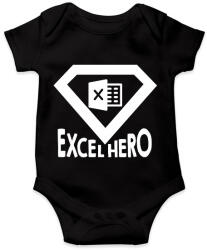 printfashion Excel hero - Baba Body - Fekete (12565719)