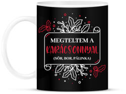 printfashion Megteltem a Karácsonnyal - Bögre - Fekete (9564233)