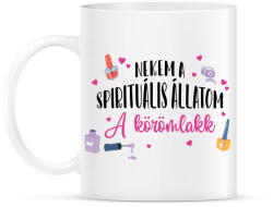 printfashion Spirituális állatom - Körömlakk - Bögre - Fehér (8471606)