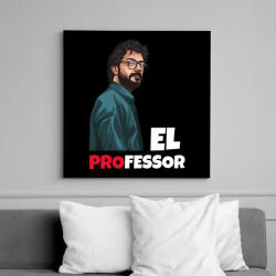 printfashion El Professor - Vászonkép - Fekete (10368885)