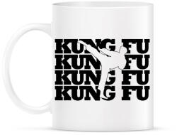printfashion Kung fu - Bögre - Fehér (7569982)