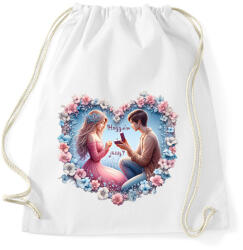 printfashion Hozzám jössz? - Sportzsák, Tornazsák - Fehér (15565301)