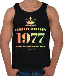 printfashion 1977 - Férfi atléta - Fekete (4463136)