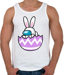 printfashion Húsvéti nyuszi - Among us - Férfi atléta - Fehér (6785551)