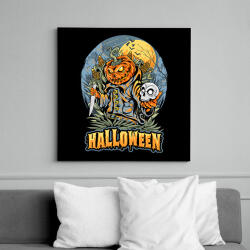 printfashion Halloween - Vászonkép - Fekete (13807039)