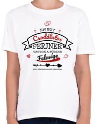 printfashion Büszke feleség - Gyerek póló - Fehér (11640920)