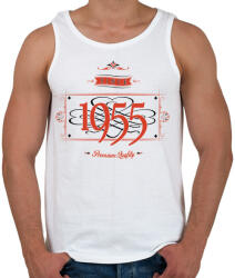 printfashion since-1955-red-black - Férfi atléta - Fehér (526608)